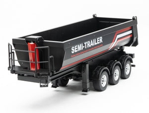HUINA BLACK TRUCK TRAILER FOR 1501 SCANIA CABS