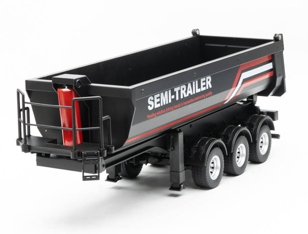 HUINA BLACK TRUCK TRAILER FOR 1501 SCANIA CABS