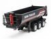 HUINA BLACK TRUCK TRAILER FOR 1501 SCANIA CABS