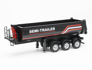 HUINA BLACK TRUCK TRAILER FOR 1501 SCANIA CABS