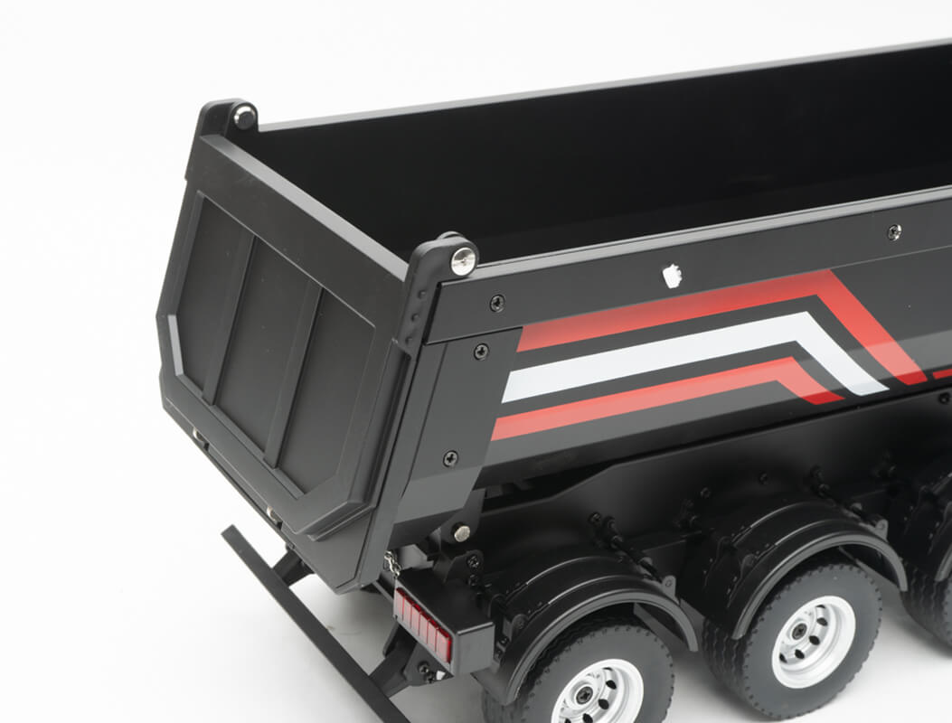HUINA BLACK TRUCK TRAILER FOR 1501 SCANIA CABS