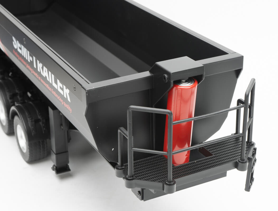 HUINA BLACK TRUCK TRAILER FOR 1501 SCANIA CABS