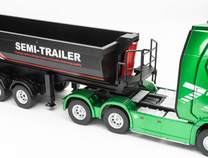 HUINA BLACK TRUCK TRAILER FOR 1501 SCANIA CABS