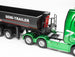 HUINA BLACK TRUCK TRAILER FOR 1501 SCANIA CABS