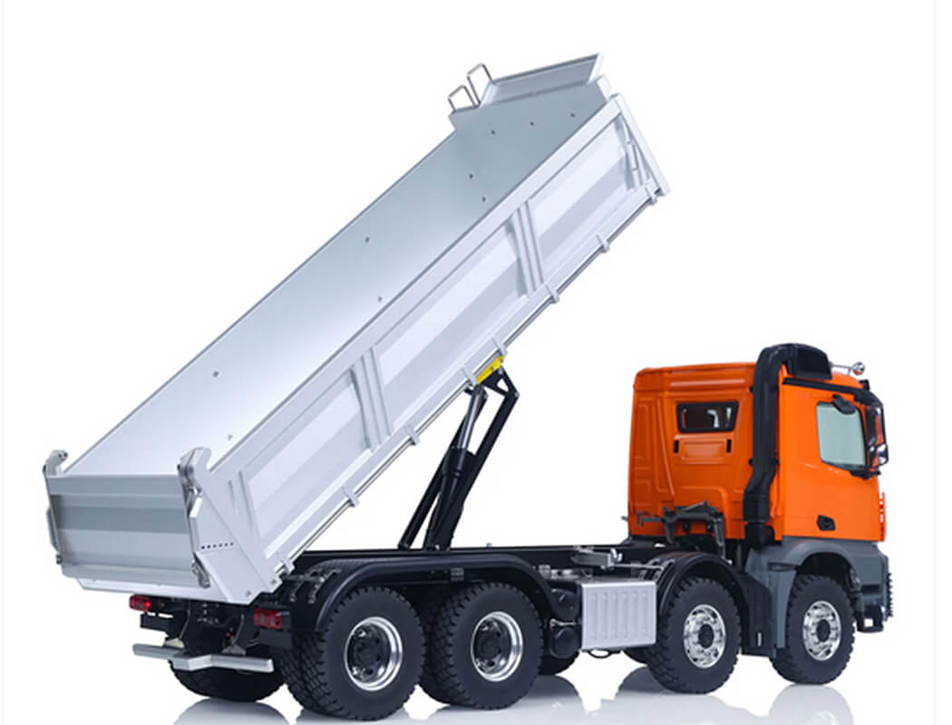HUINA K5701 1/14 KABOLITE DUMP METAL 8X8 TRUCK 2-SPEED ORANGE