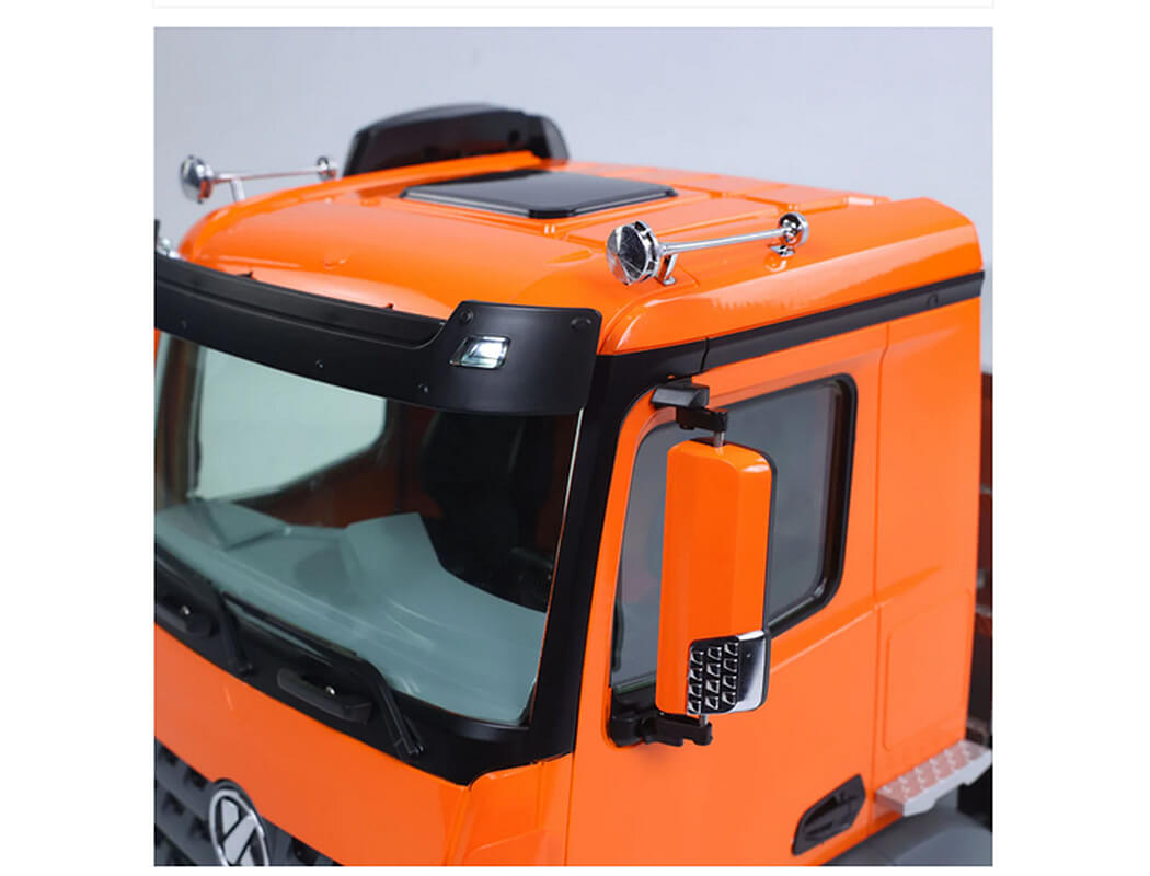 HUINA K5701 1/14 KABOLITE DUMP METAL 8X8 TRUCK 2-SPEED ORANGE