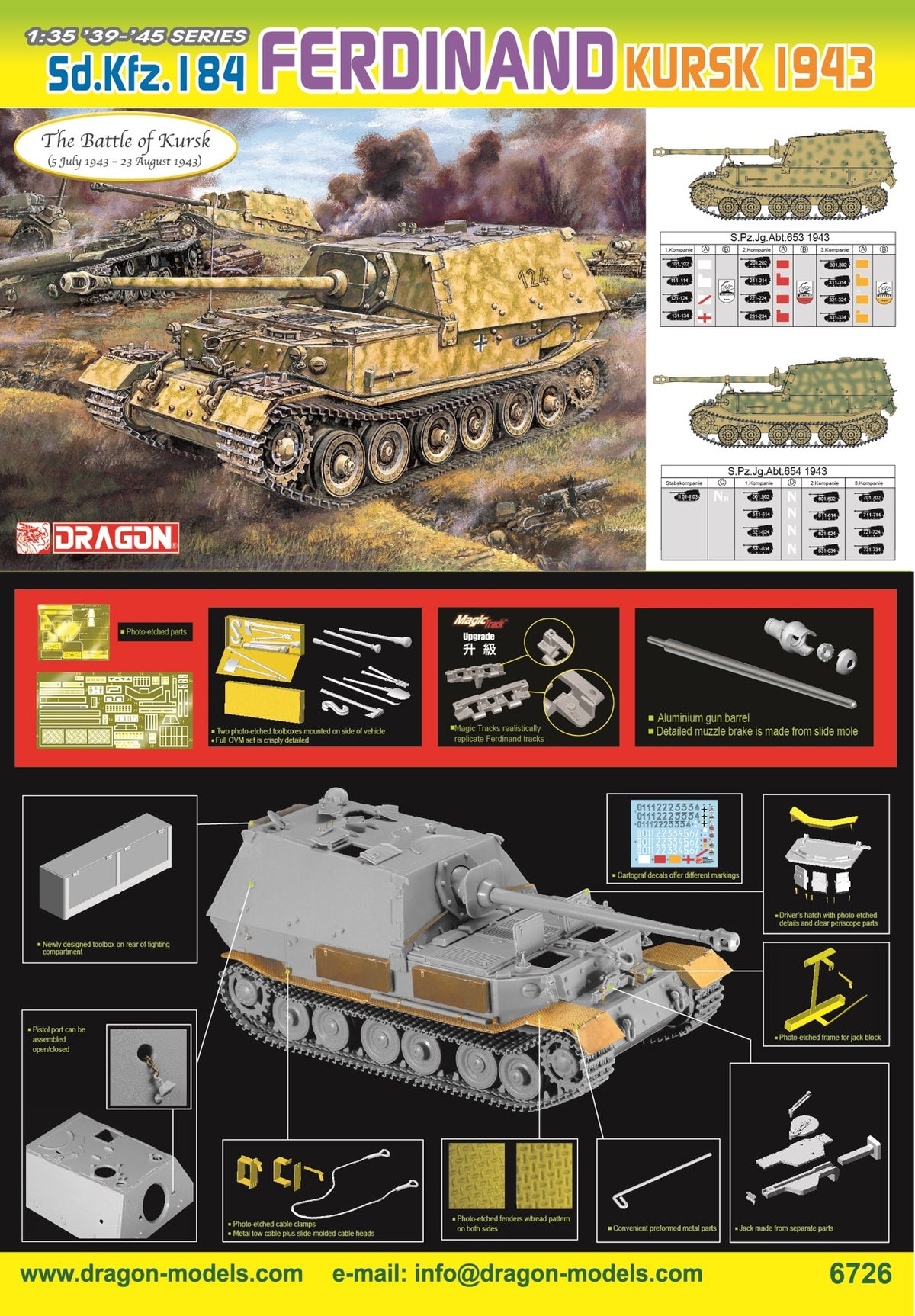 1/35 Sd.Kfz.184 Ferdinand (the Battle of Kursk)