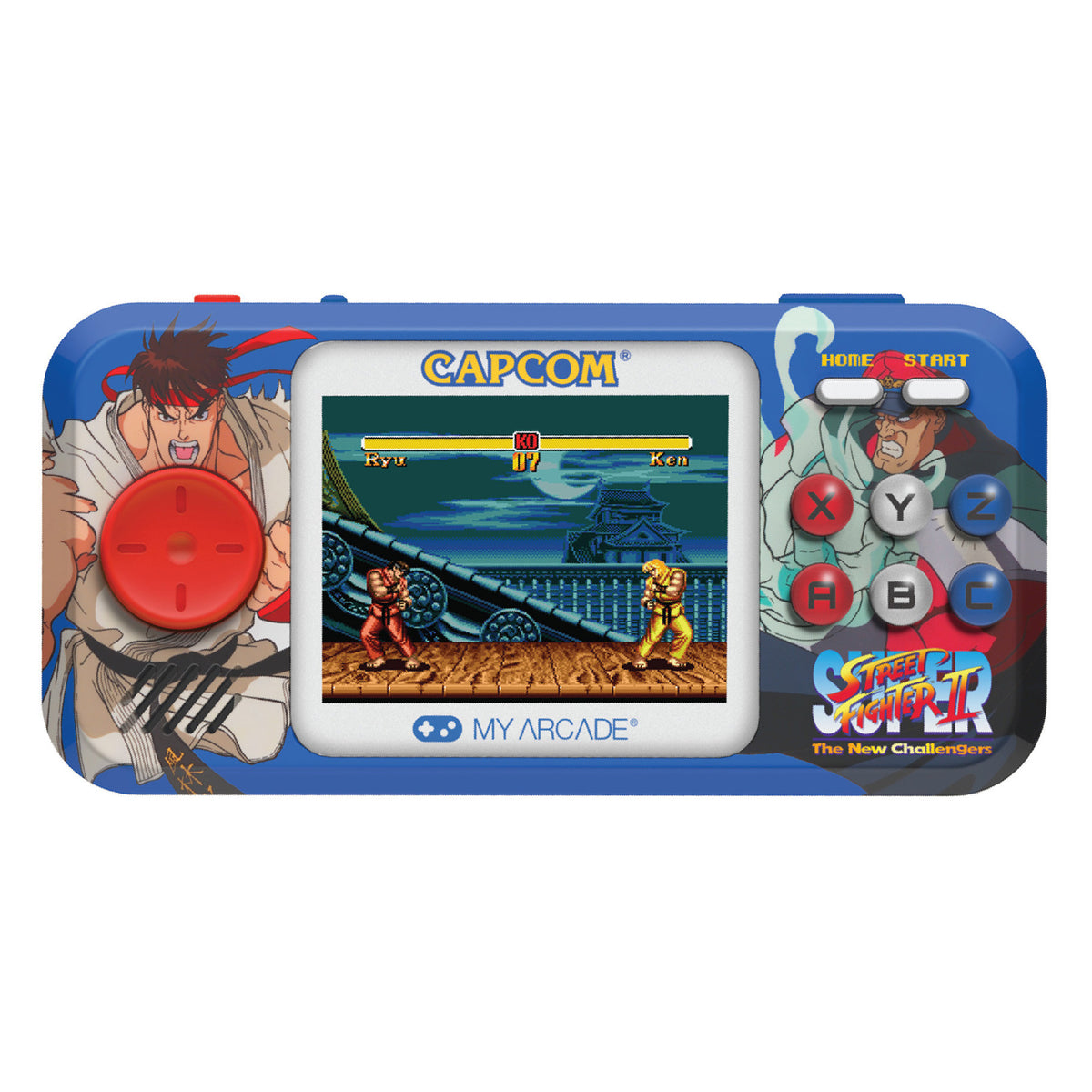 Super Street Fighter II Pocket Player Pro Portable Gaming System (2 Games In 1)