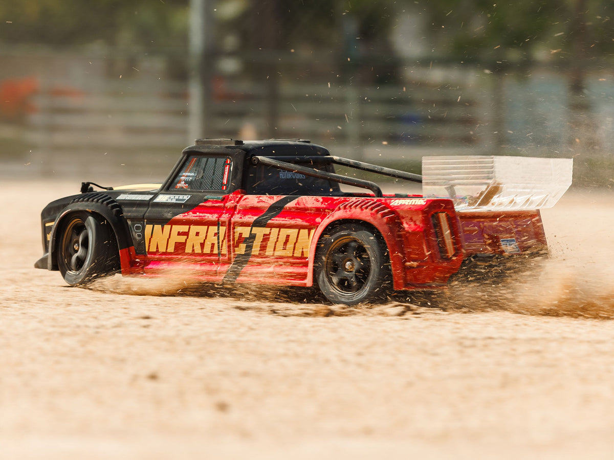 Exclusive Pre-Order ARRMA INFRACTION™ 223S BLX 4X4 RC STREET BASHER 65mph+ with Pre-Order Limited Edition Work Mat