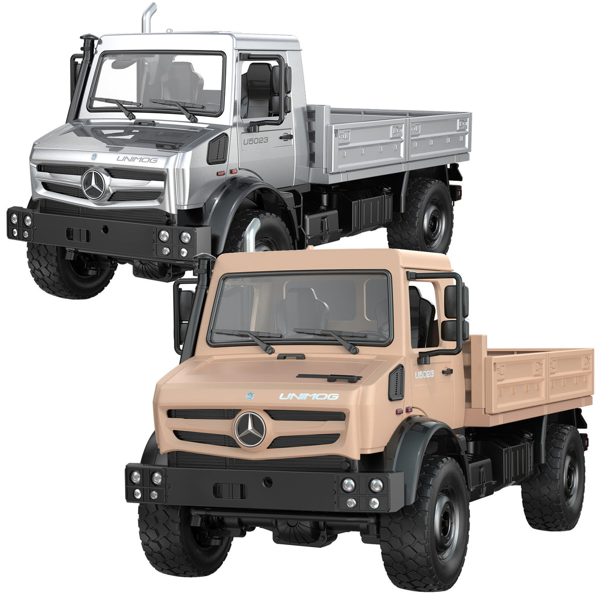 Silver 1:14 RC Mercedes-Benz Unimog Crawler Pro