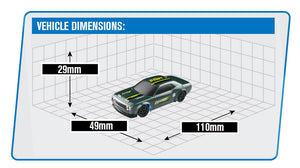 E-ZEE RC 1/43 LIGHTING STINGER 4WD DRIFT CAR WITH GYRO - GREEN