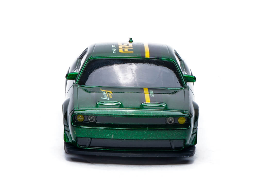 E-ZEE RC 1/43 LIGHTING STINGER 4WD DRIFT CAR WITH GYRO - GREEN