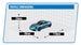 E-ZEE RC 1/43 LIGHTING STRASSE 4WD DRIFT CAR W/GYRO - BLUE
