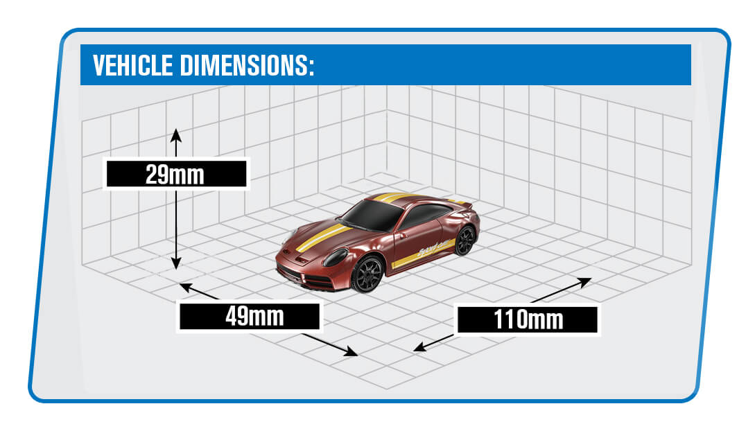 E-ZEE RC 1/43 LIGHTING STRASSE 4WD DRIFT CAR W/GYRO - COCO