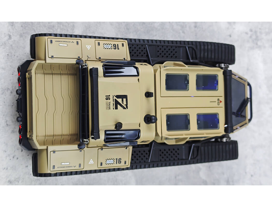 E-ZEE RC 1/16 RIPSAW HIGH SPEED DRIFT TANK - DESERT