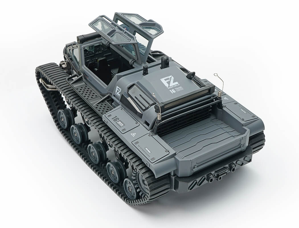 E-ZEE RC 1/16 RIPSAW HIGH SPEED DRIFT TANK - GREY