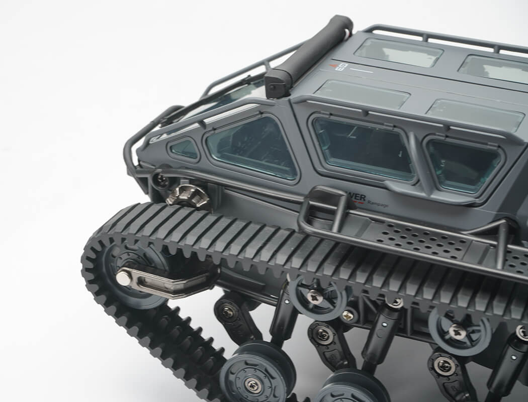 E-ZEE RC 1/16 RIPSAW HIGH SPEED DRIFT TANK - GREY
