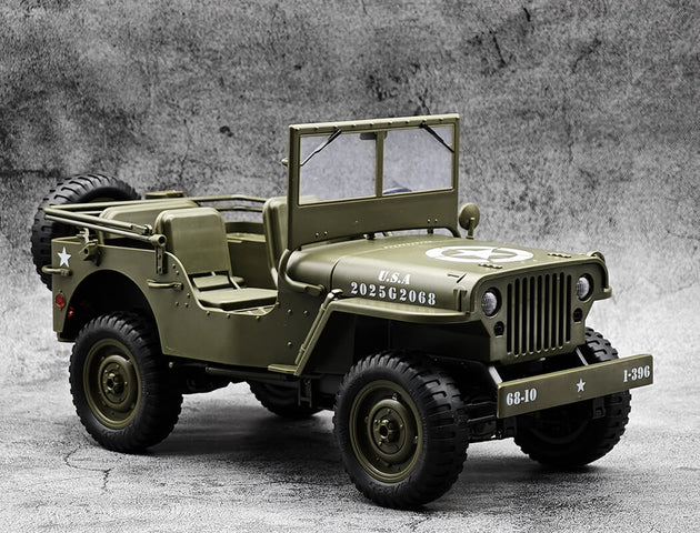 E-ZEE RC 1/10 4WD RC WILLYS JEEP WITH LED LIGHTS