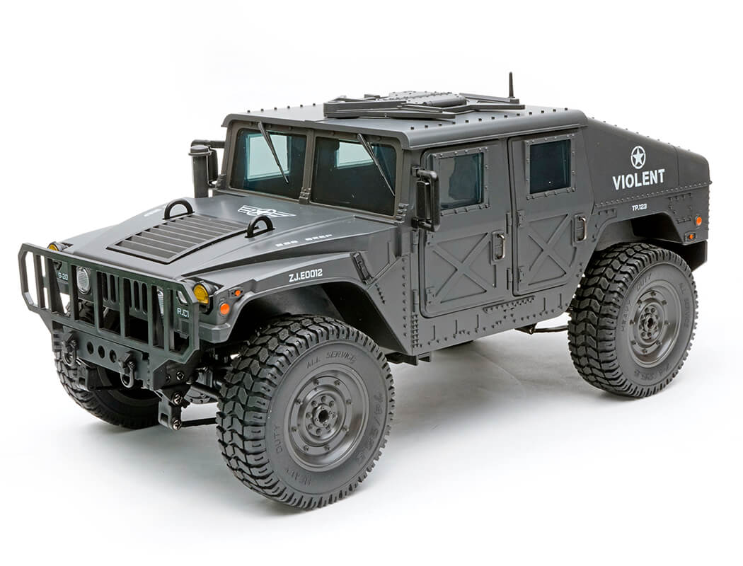 E-ZEE RC 1/16 4WD RC HUMMER MILITARY TRUCK - BLACK