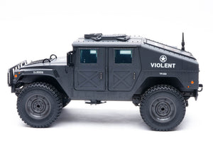 E-ZEE RC 1/16 4WD RC HUMMER MILITARY TRUCK - BLACK