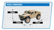 E-ZEE RC 1/16 4WD RC HUMMER MILITARY TRUCK - DESERT SAND