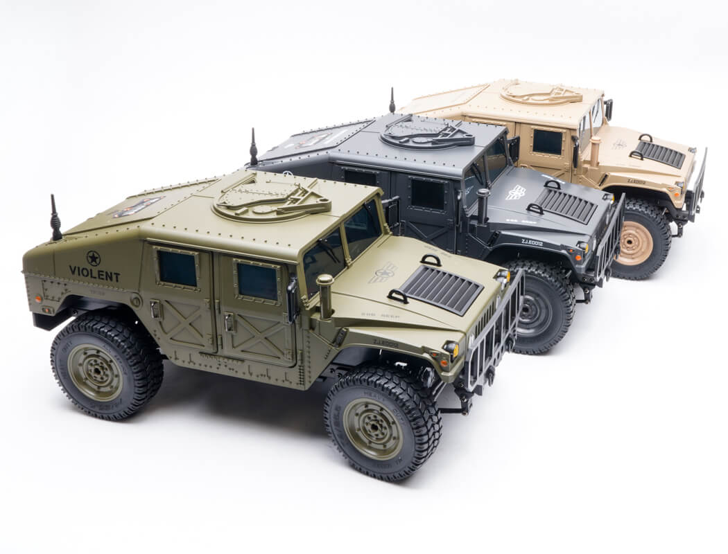 E-ZEE RC 1/16 4WD RC HUMMER MILITARY TRUCK - DESERT SAND