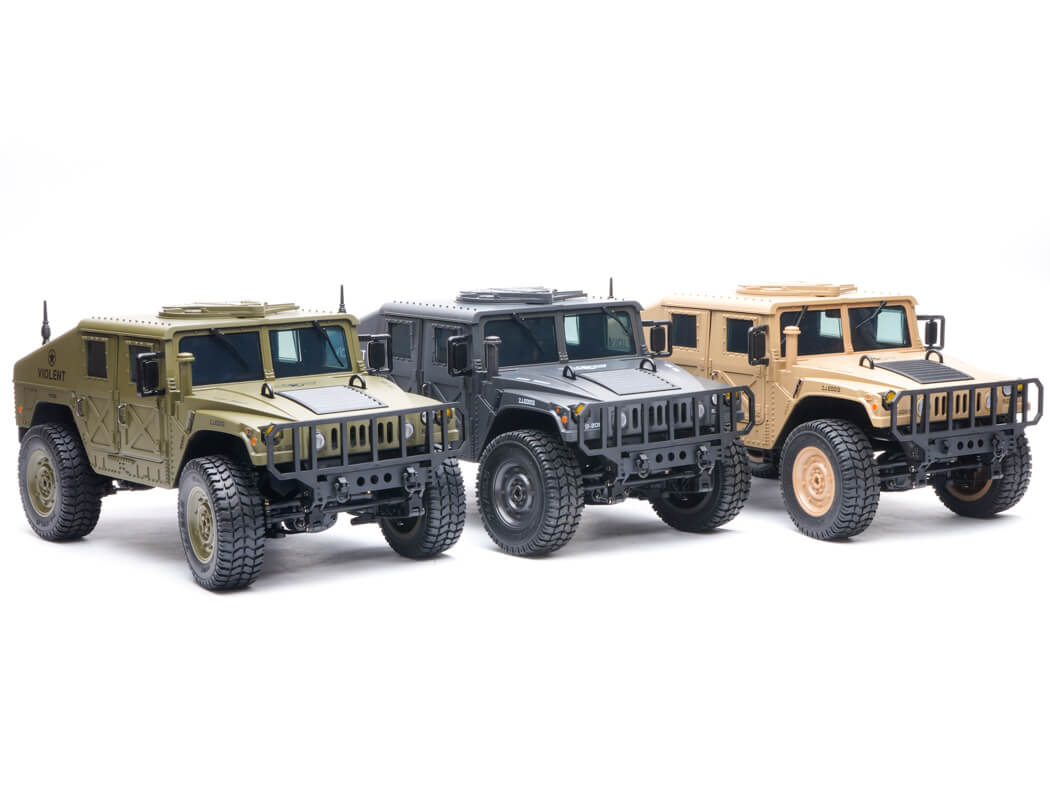 E-ZEE RC 1/16 4WD RC HUMMER MILITARY TRUCK - DESERT SAND
