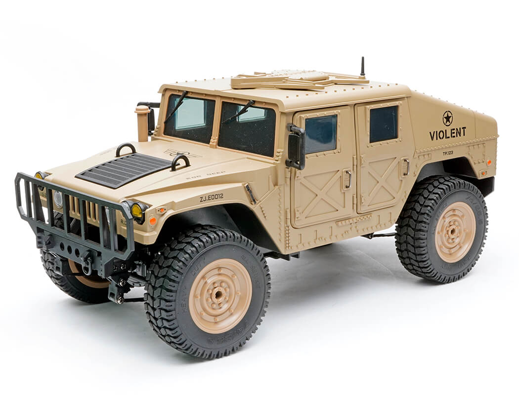 E-ZEE RC 1/16 4WD RC HUMMER MILITARY TRUCK - DESERT SAND