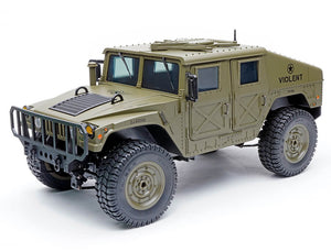 E-ZEE RC 1/16 4WD RC HUMMER MILITARY TRUCK - GREEN