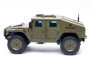 E-ZEE RC 1/16 4WD RC HUMMER MILITARY TRUCK - GREEN