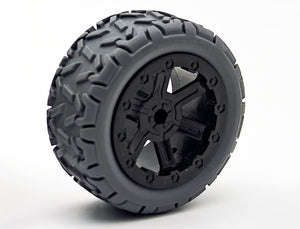 E-ZEE RC 1/16 TRICYCLE REAR TYRES/WHEELS (PR)