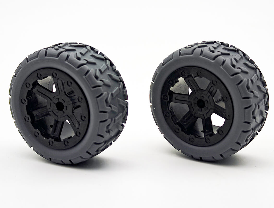 E-ZEE RC 1/16 TRICYCLE REAR TYRES/WHEELS (PR)