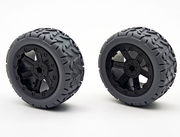 E-ZEE RC 1/16 TRICYCLE REAR TYRES/WHEELS (PR)
