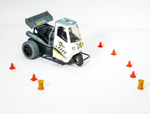 E-ZEE RC 1/16 TRICYCLE RTR WITH LIGHT,SOUND AND EXHAUST FUNCTIONS