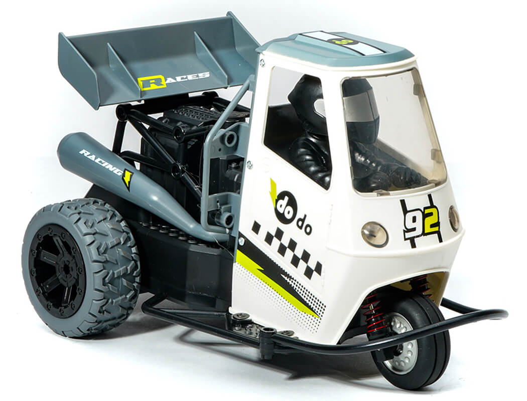 E-ZEE RC 1/16 TRICYCLE RTR WITH LIGHT,SOUND AND EXHAUST FUNCTIONS