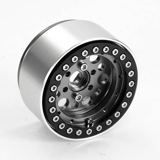 FASTRAX ALUMINIUM BEADLOCK T12 1.9" WHEELS - GREY (4PC) - RC Hobby Product