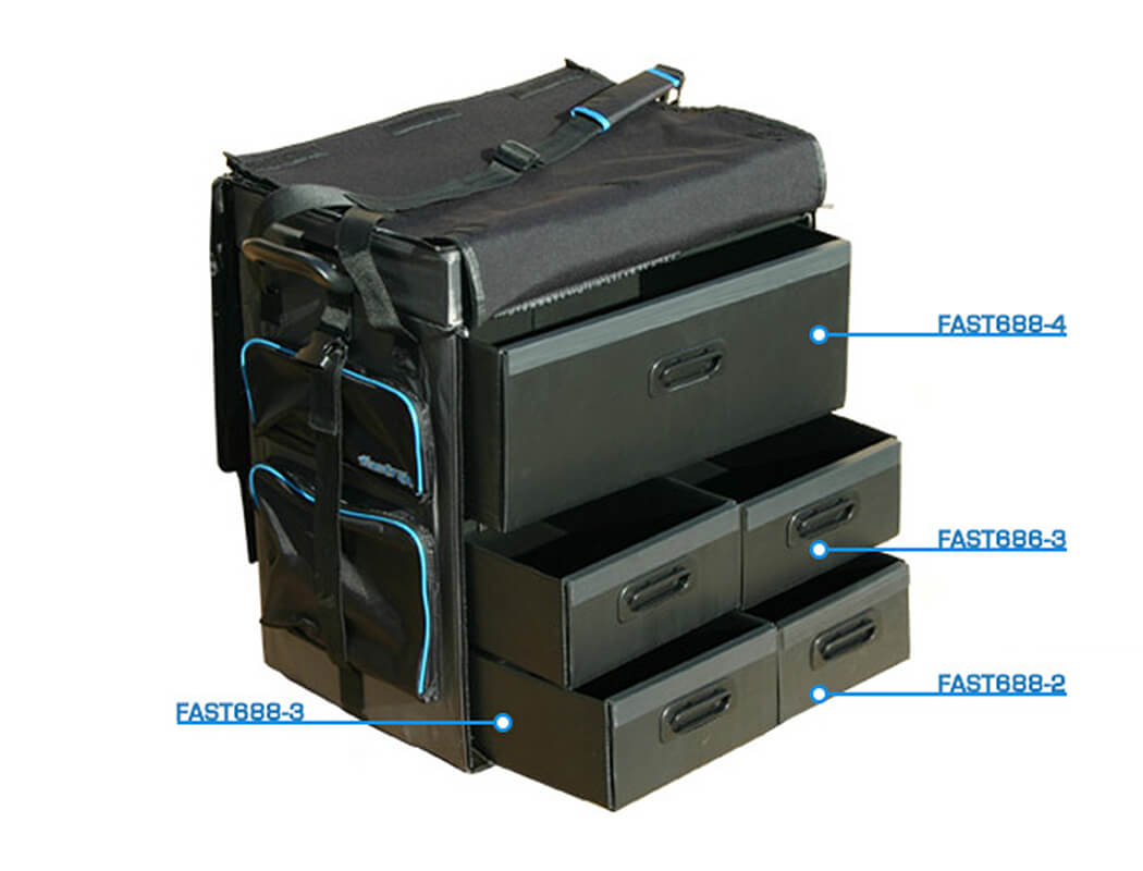 FASTRAX CAR MEGA HAULER TRANSPORTER BAG (1/8TH) (NEW 2025 DESIGN)