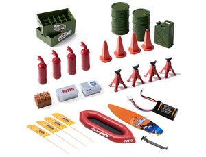 FMS LAND ROVER TROPHY DECORATION SET WITH BATTERY