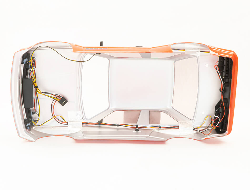 FTX EVO30 COMPLETE BODYSHELL WITH LIGHT - RED