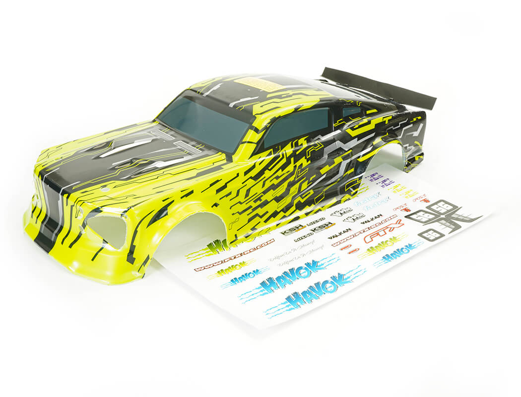 FTX HAVOK DRIFT STREET BODY - YELLOW