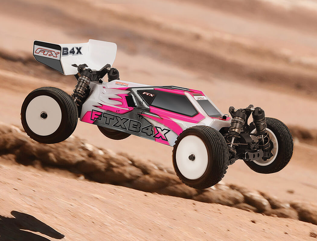 FTX B4X 4WD RACE BUGGY RTR PINK/SILVER