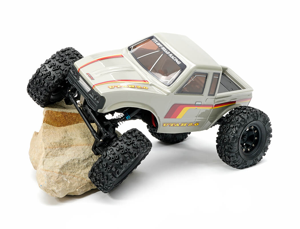 FTX UTAH 2.0 1:18 BRUSHLESS 2-SPEED LCG CRAWLER - GREY