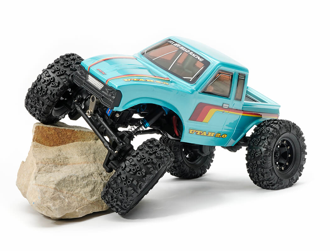 FTX UTAH 2.0 1:18 BRUSHLESS 2-SPEED LCG CRAWLER - METALLIC TEAL