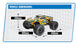 FTX RAMRAIDER 1/10 BRUSHED MONSTER TRUCK RTR - ORANGE/BLUE