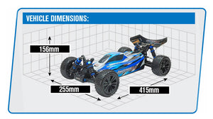 FTX VANTAGE 2.0 1/10 BRUSHLESS BUGGY 4WD RTR WITH LIPO BATTERY & CHARGER