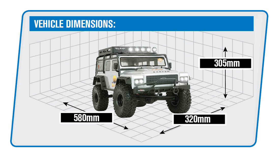 FTX KANYON 4X4 RTR 1:10 XL TRAIL CRAWLER
