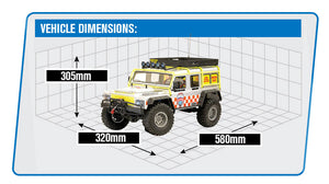 FTX KANYON 4X4 MOUNTAIN RESCUE 2-SPEED RTR 1:10 XL CRAWLER