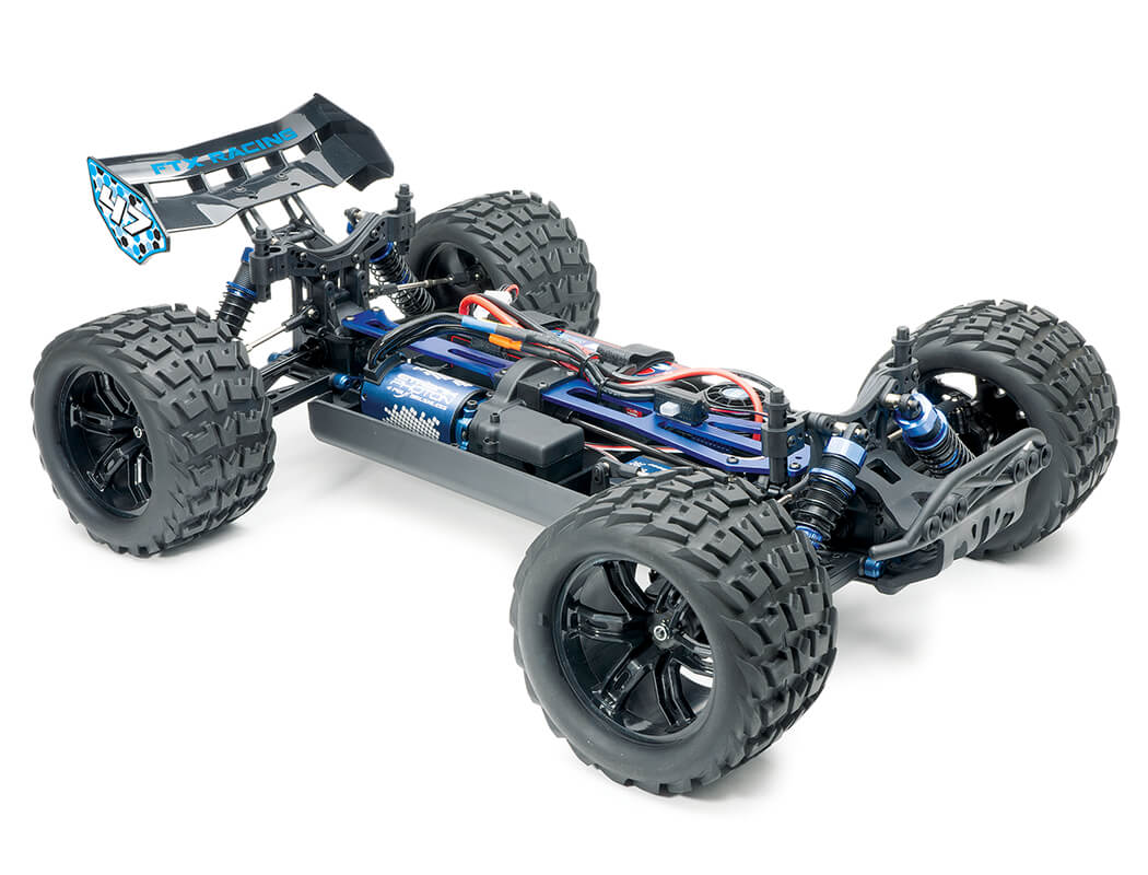 FTX KHAOS 1/10 BRUSHLESS 4WD TRUGGY RTR WITH 3S LIPO AND CHARGER - BLUE