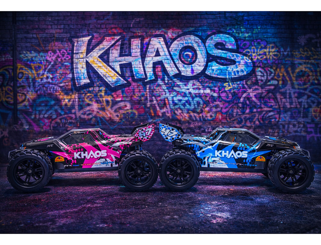 FTX KHAOS 1/10 BRUSHLESS 4WD TRUGGY RTR WITH 3S LIPO AND CHARGER - BLUE