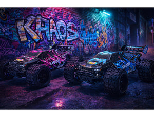 FTX KHAOS 1/10 BRUSHLESS 4WD TRUGGY RTR WITH 3S LIPO & CHARGER - PURPLE